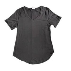 NEW Size 2X 2xl Lularoe Dark Gray Iris Tee NWT Top
